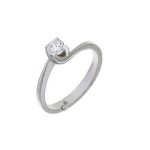 Δαχτυλίδι Μονόπετρο με Διαμάντι 0,30 Ct , F , VS 
